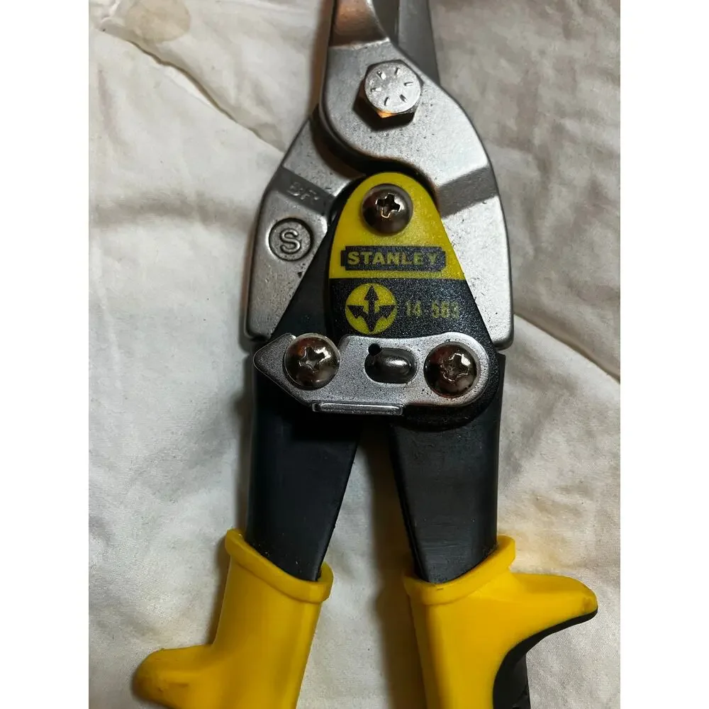 Stanley FatMax 14-563 Aviation Snips Straight Cut Metal Shears Tin Snips Tool - Picture 2 of 8